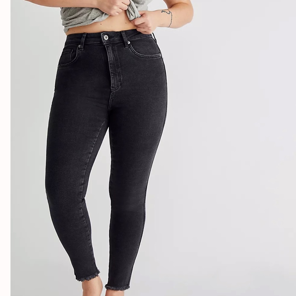 Free People Raw High-Rise Jegging